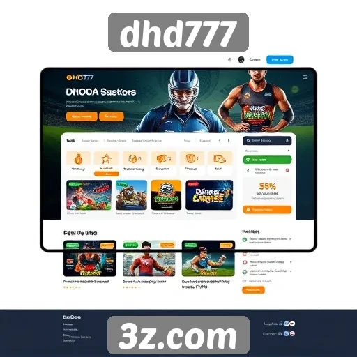 Acessibilidade e design do site DHD777