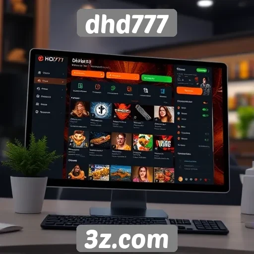 Interface do usuário do dhd777 é intuitiva e acessível