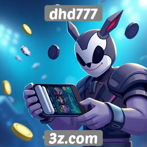 Desempenho dos jogos móveis no site DHD777